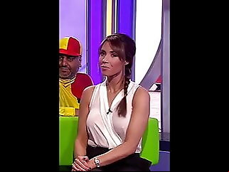 Alex Jones, Pokies See Through Top celebrity brunette